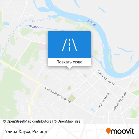 Карта Улица Хлуса