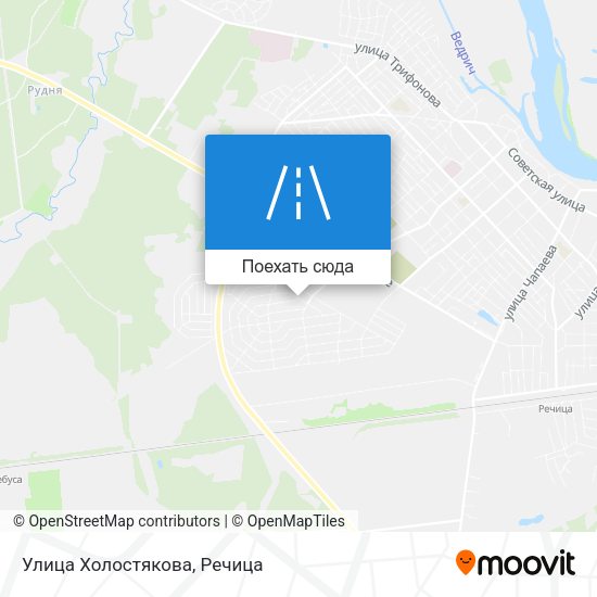 Карта Улица Холостякова