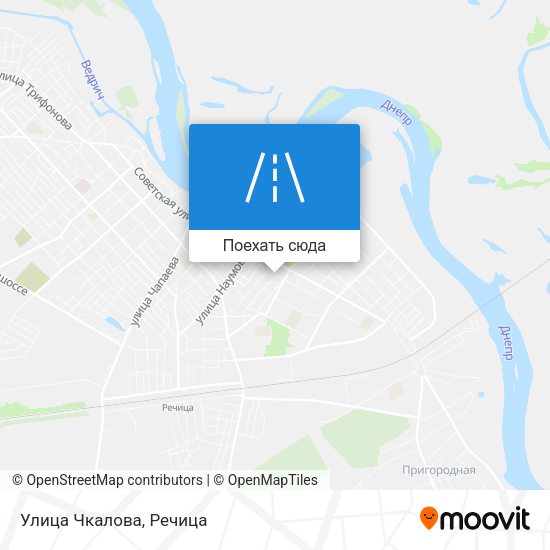 Карта Улица Чкалова