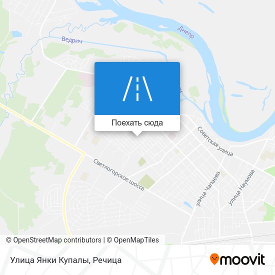Карта Улица Янки Купалы