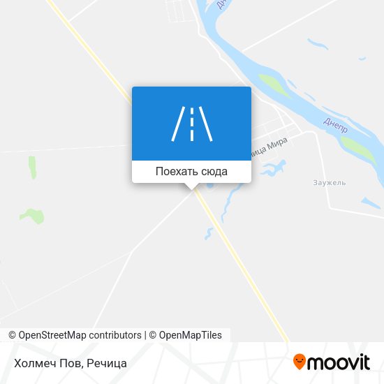Карта Холмеч Пов