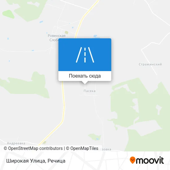 Карта Широкая Улица