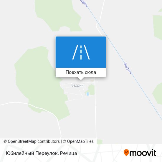 Карта Юбилейный Переулок