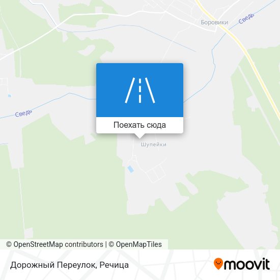 Карта Дорожный Переулок