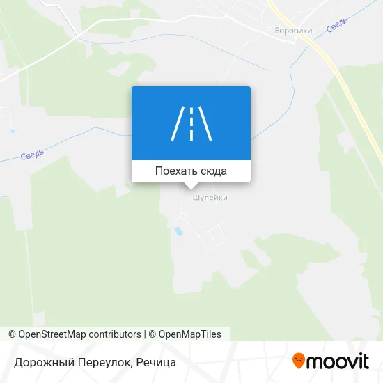 Карта Дорожный Переулок