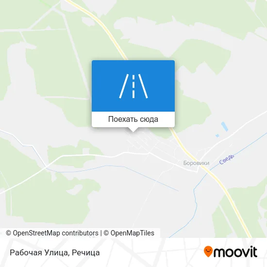 Карта Рабочая Улица