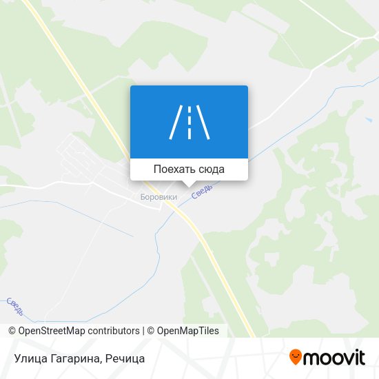 Карта Улица Гагарина