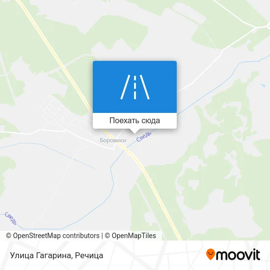 Карта Улица Гагарина