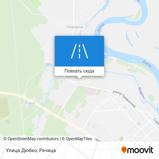 Карта Улица Дюбко