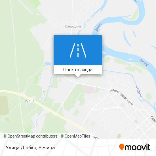 Карта Улица Дюбко