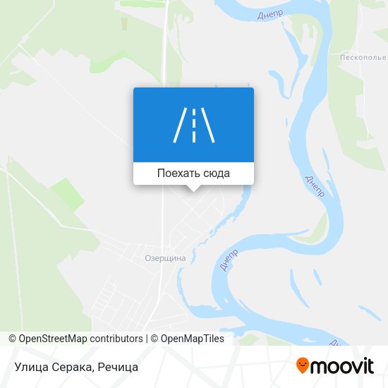 Карта Улица Серака