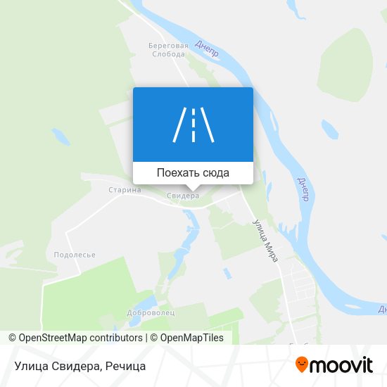 Карта Улица Свидера