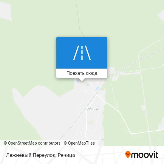 Карта Лежнёвый Переулок