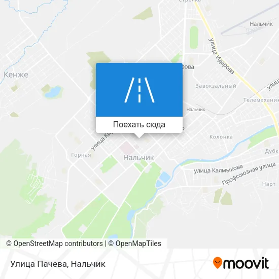Карта Улица Пачева