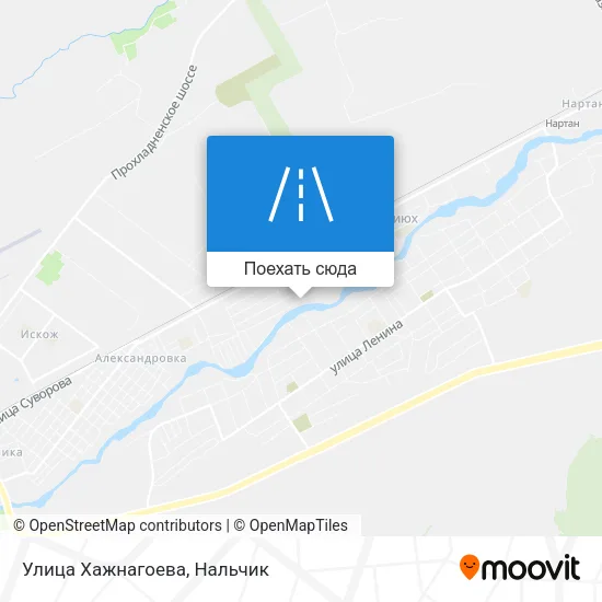 Карта Улица Хажнагоева