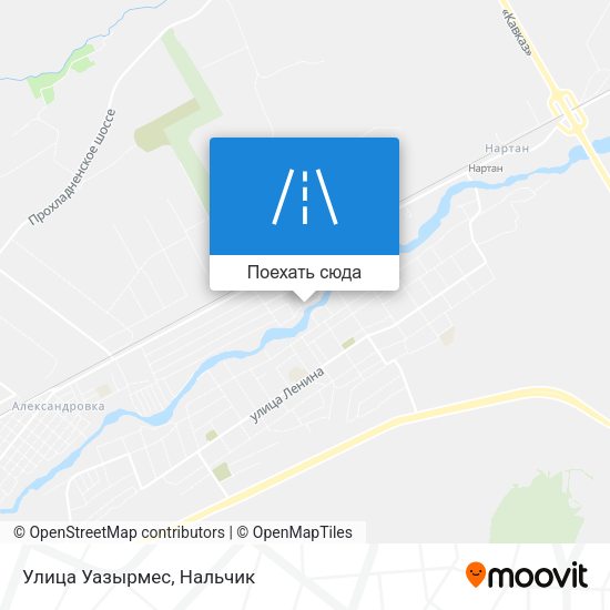 Карта Улица Уазырмес