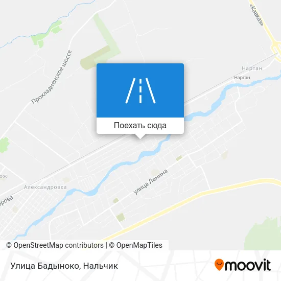 Карта Улица Бадыноко