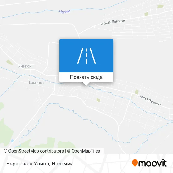 Карта Береговая Улица