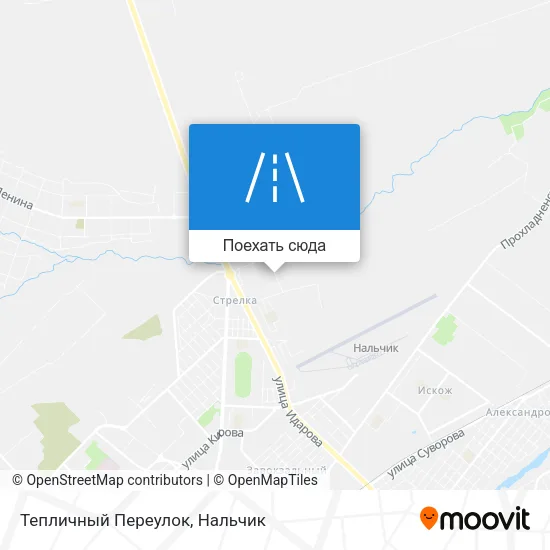 Карта Тепличный Переулок