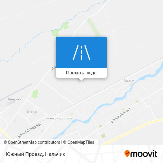 Карта Южный Проезд