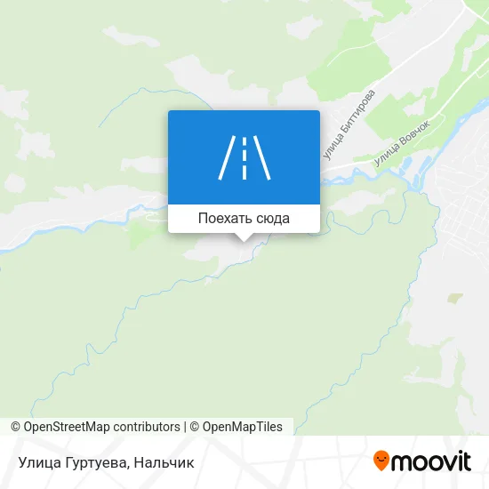 Карта Улица Гуртуева
