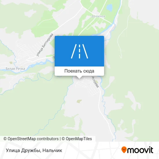 Карта Улица Дружбы