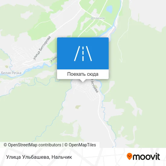Карта Улица Ульбашева