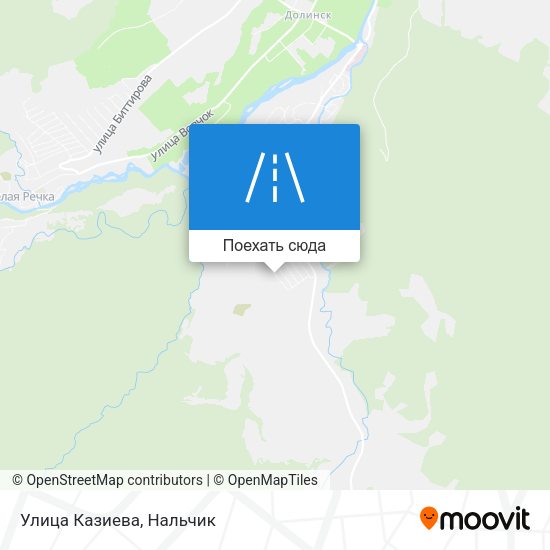 Карта Улица Казиева