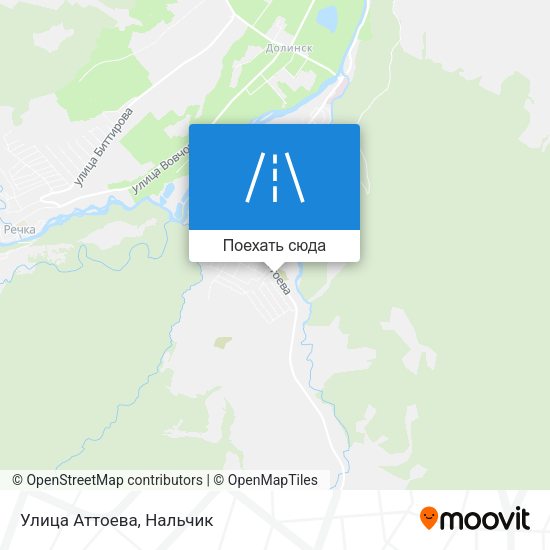 Карта Улица Аттоева
