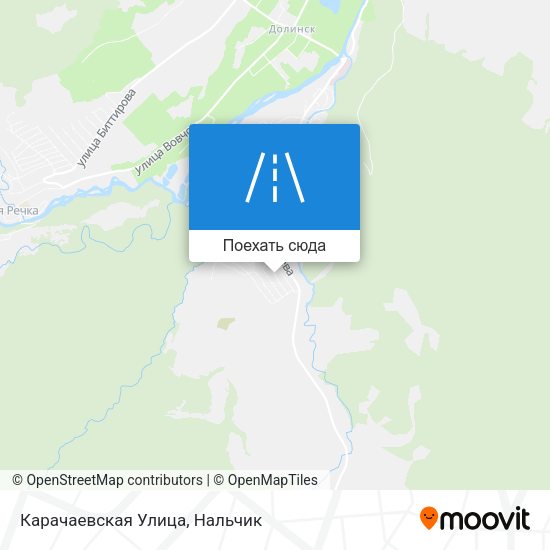 Карта Карачаевская Улица