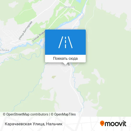 Карта Карачаевская Улица
