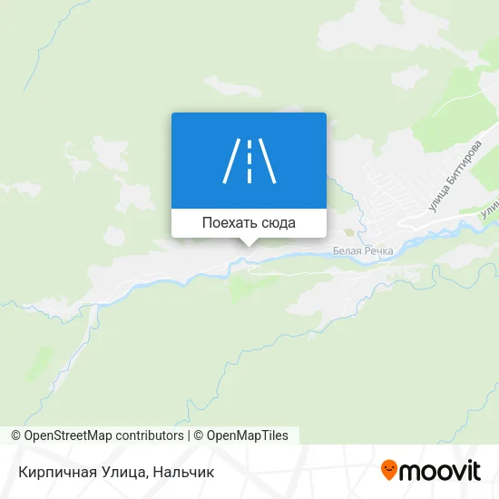 Карта Кирпичная Улица