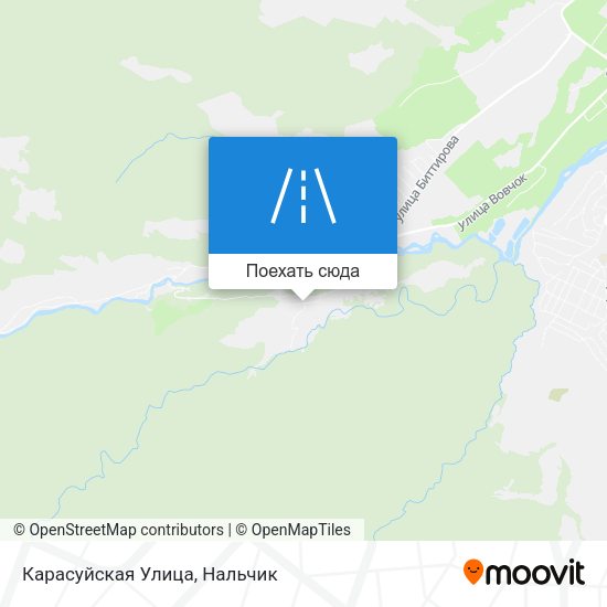 Карта Карасуйская Улица