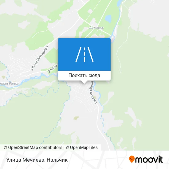 Карта Улица Мечиева
