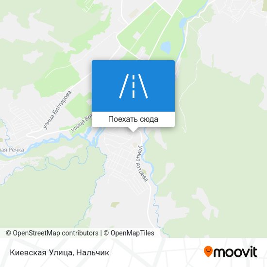Карта Киевская Улица