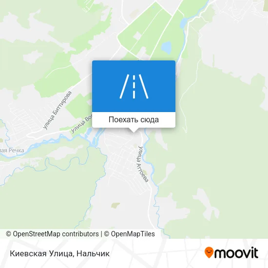 Карта Киевская Улица