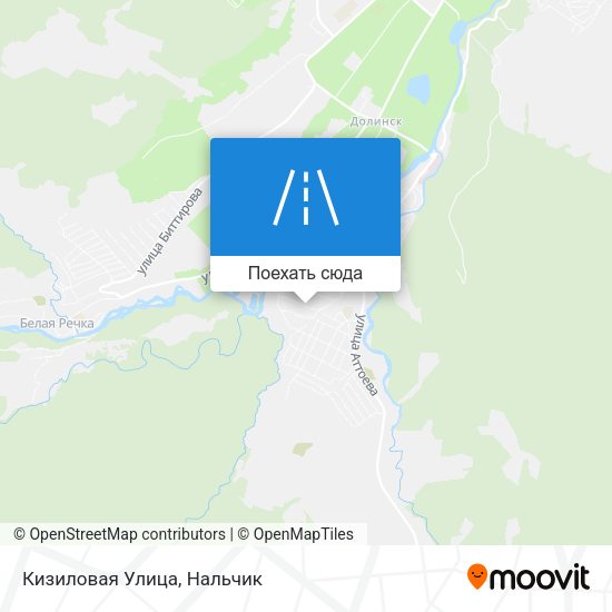 Карта Кизиловая Улица