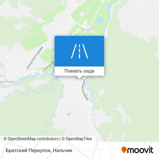 Карта Братский Переулок