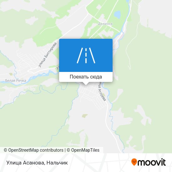 Карта Улица Асанова