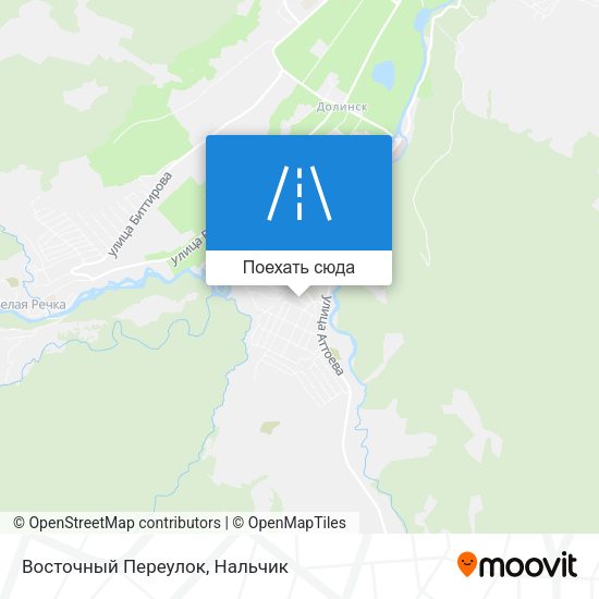 Карта Восточный Переулок