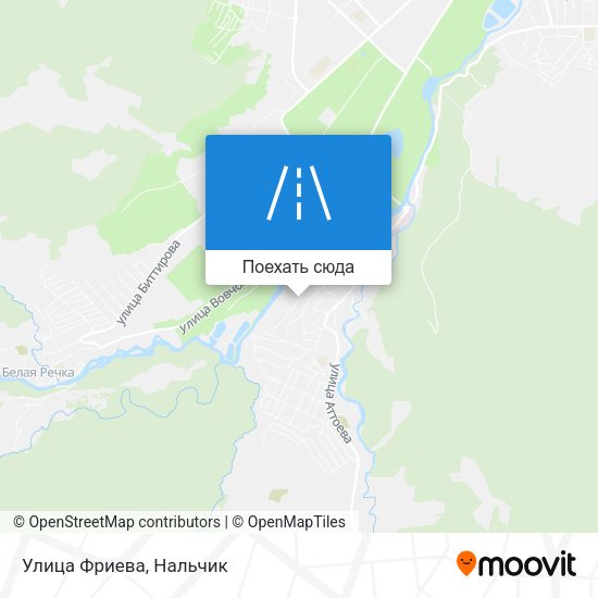 Карта Улица Фриева