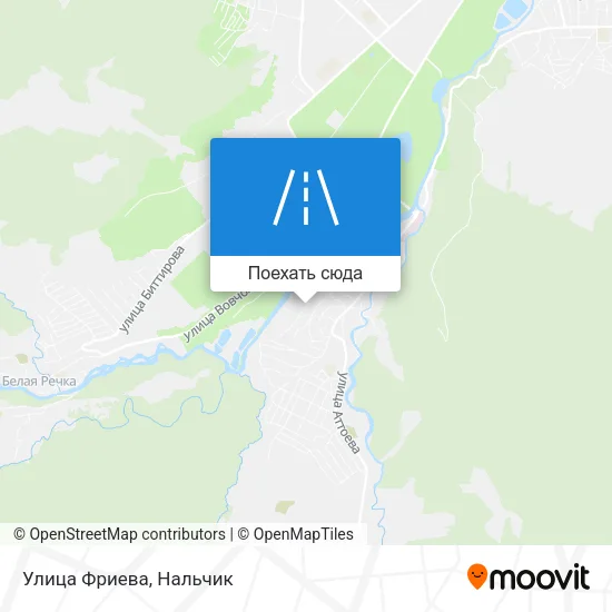 Карта Улица Фриева