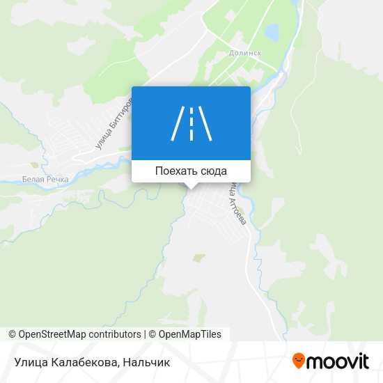 Карта Улица Калабекова