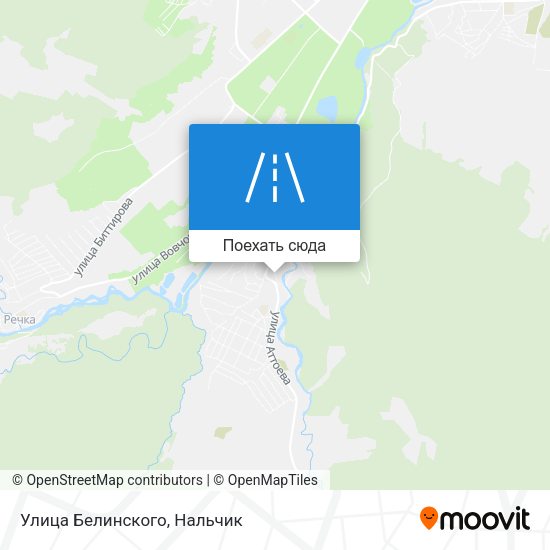Карта Улица Белинского