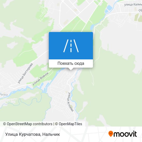 Карта Улица Курчатова
