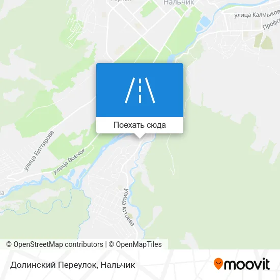 Карта Долинский Переулок