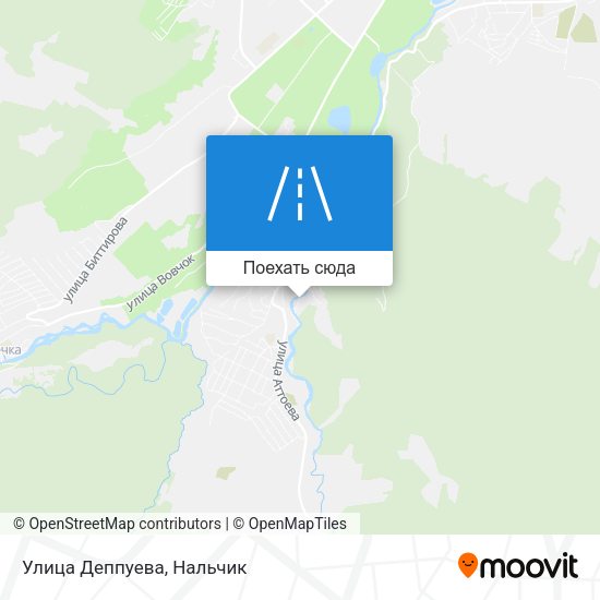 Карта Улица Деппуева