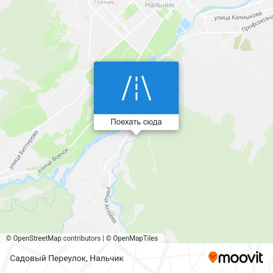 Карта Садовый Переулок