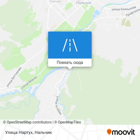Карта Улица Нартух