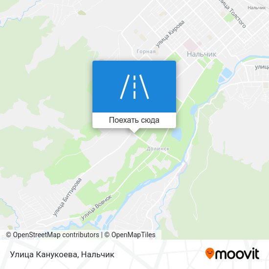 Карта Улица Канукоева